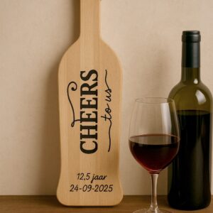 Snijplank met gravering - fles