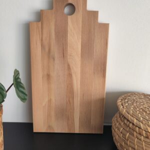 Borrelplank -huis met gravering
